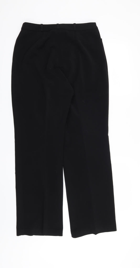 AMARANTO Womens Black Trousers Size 32 in L29 in