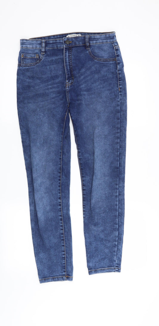 Pull&Bear Womens Blue Skinny Jeans Size 30 in L27 in