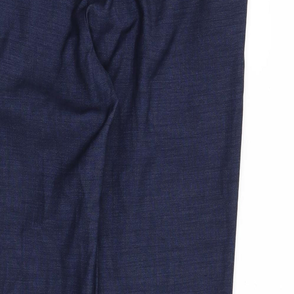 Mens UK Size 36 in H&M Regular Fit Blue Trousers
