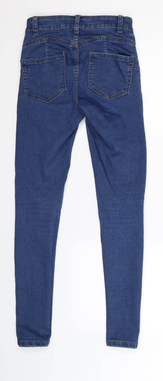 Denim Co Womens Blue Denim Skinny Jeans Size 6 L29 in
