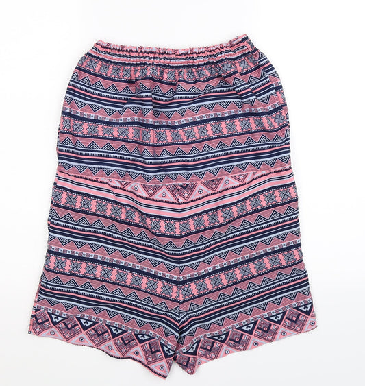 Ocean Club Womens Multicoloured Geometric  Jumpsuit One-Piece Size 8 L3 in