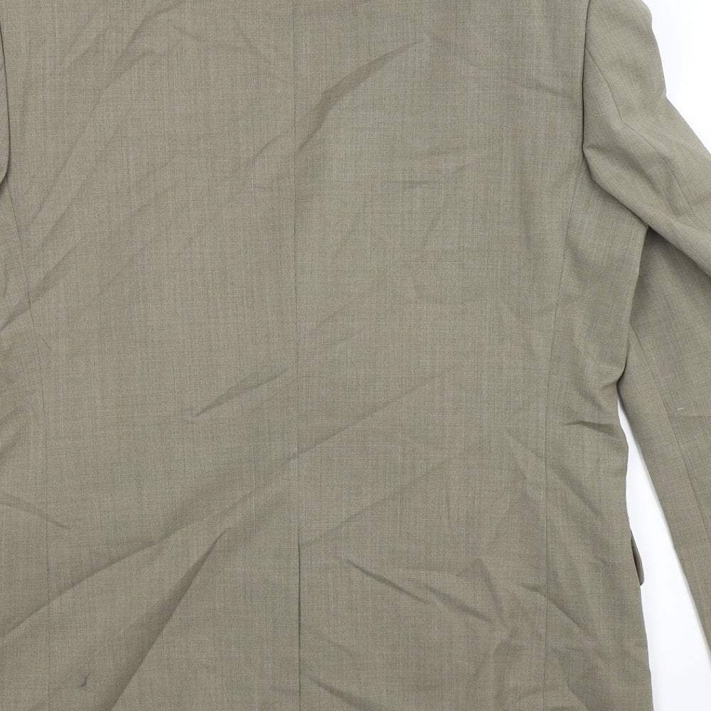 Mens UK Size 38 BHS Regular Green Suit Jacket