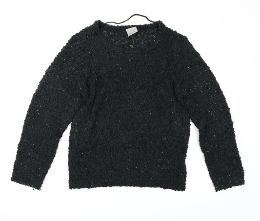 Vero Moda Womens Black Pullover Jumper Size XL
