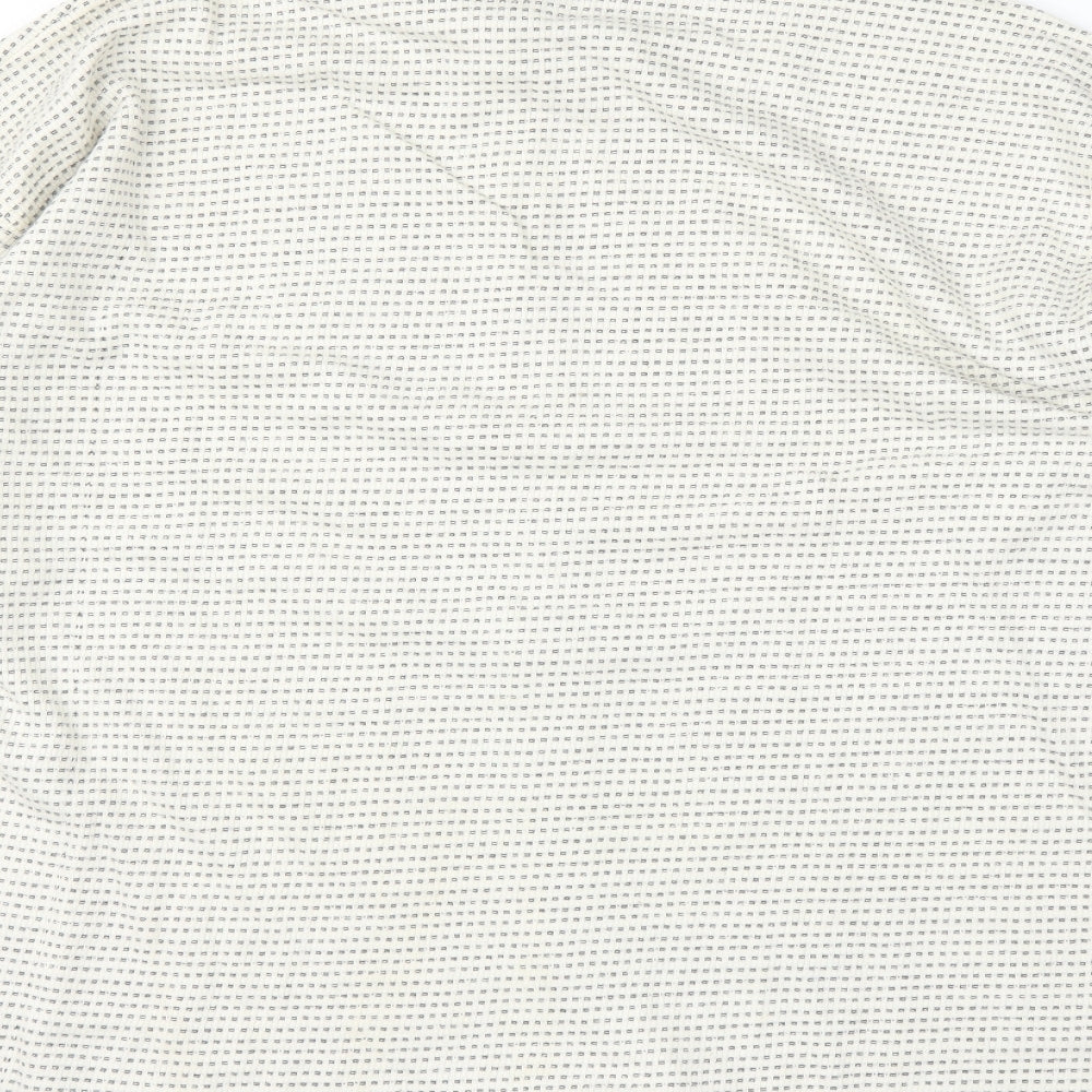 Mens UK Collar Size L Le Shark Smart White Dress Shirt