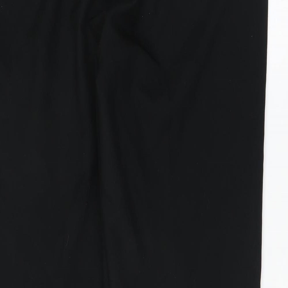 New Look Womens Black Trousers Size 14 L28 in