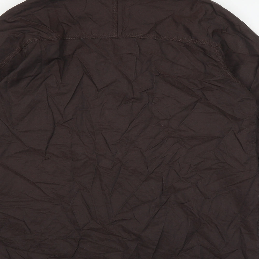 Mens UK Size M Taylor & Wright Brown Pea Coat