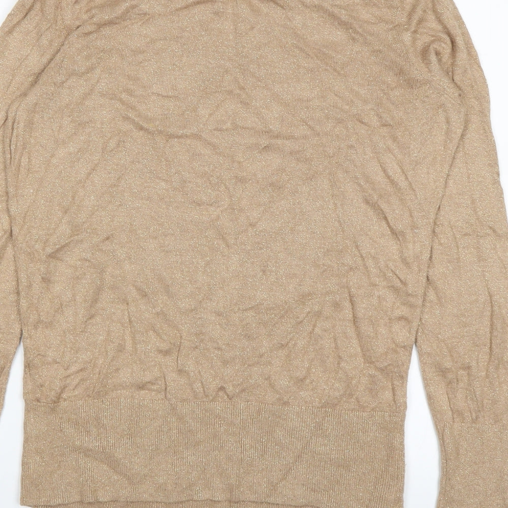 H&M Womens Beige Pullover Jumper Size M