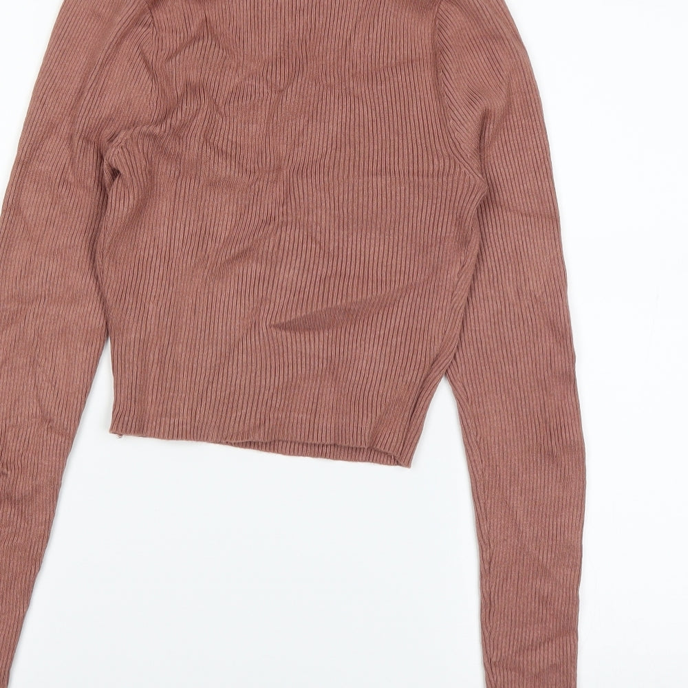 FOREVER 21 Womens Pink Basic T-Shirt Size M