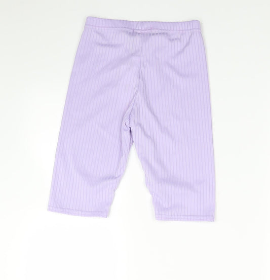 I SAW IT FIRST Womens Purple   Biker Shorts Size 6