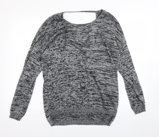 definitions Womens Grey Pullover Jumper Size 12