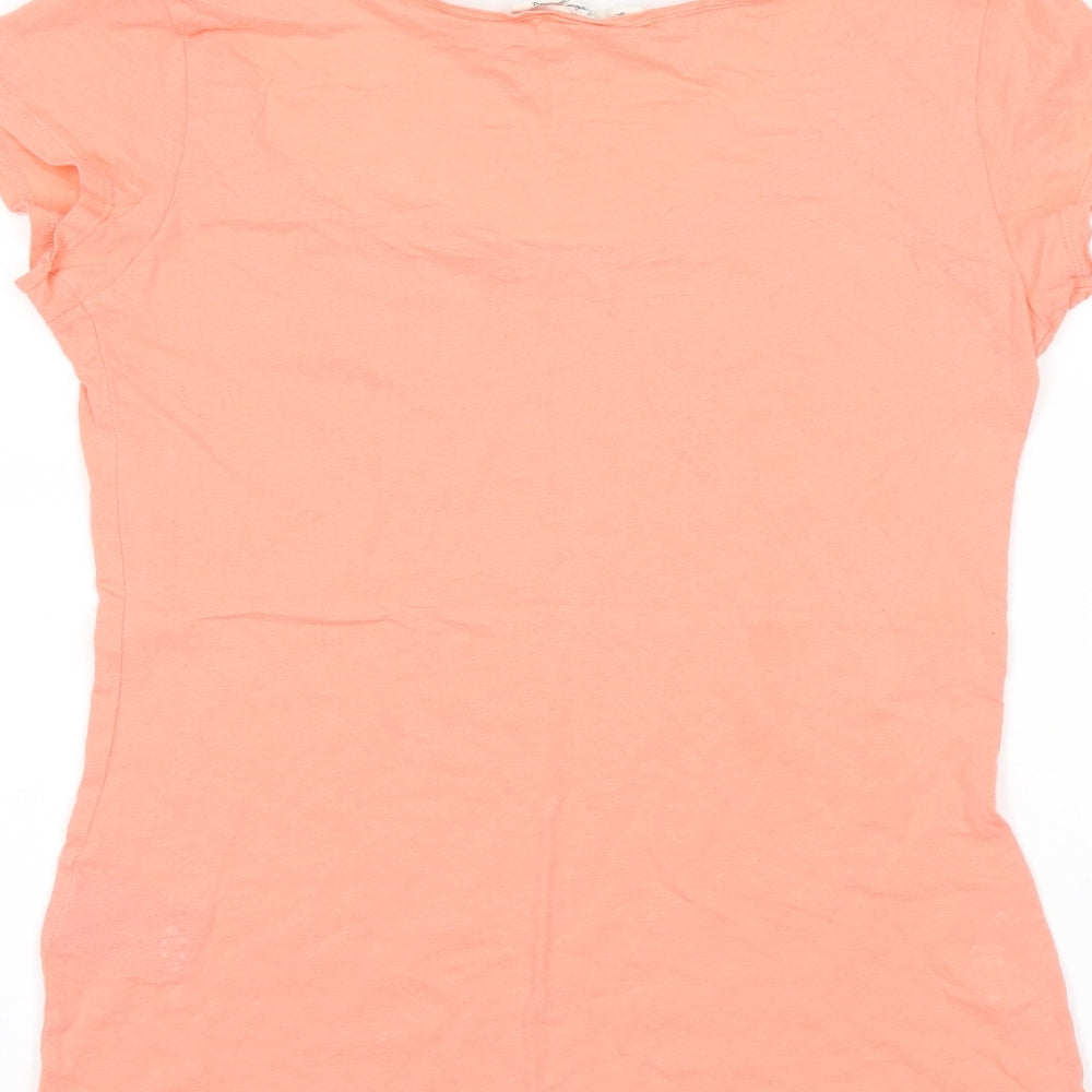 Womens UK Size S H&M Pink Basic Blouse