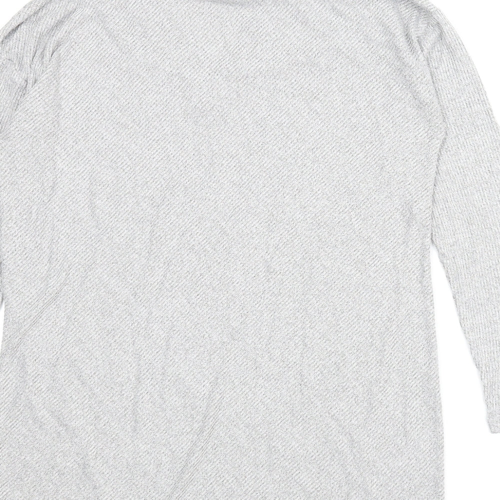 F&F Womens Grey Tunic T-Shirt Size 14