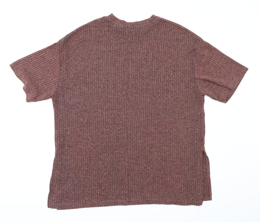 Primark Womens Red Basic T-Shirt Size S