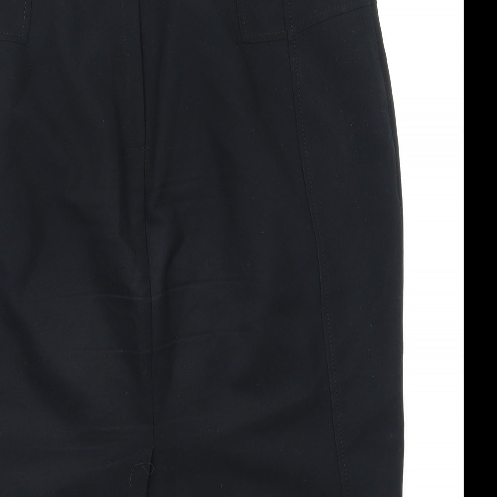 Dorothy Perkins Womens Black A-Line Skirt Size 12