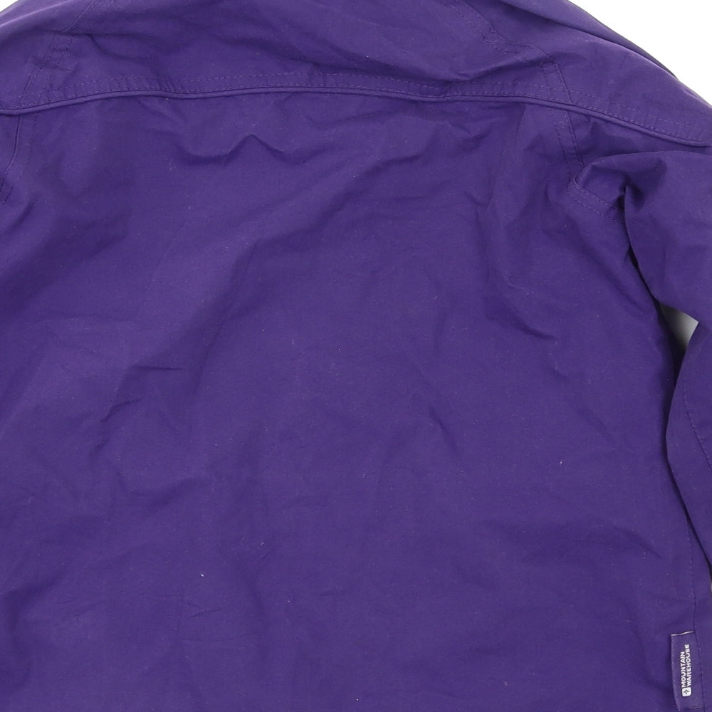mountin Wearhouse Girls Purple Basic Coat Coat Size 7-8 Years