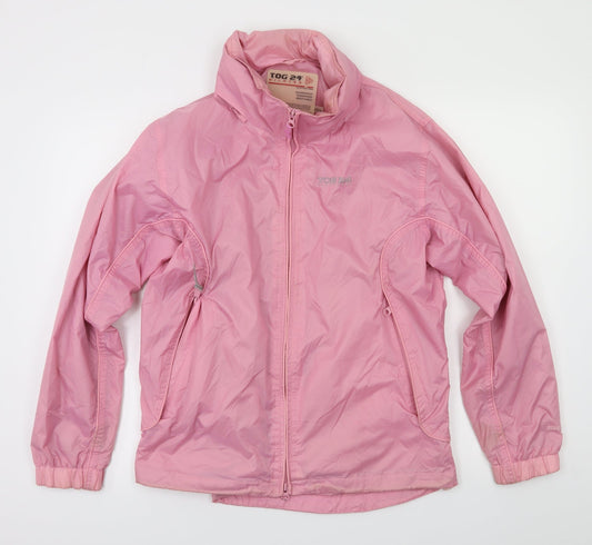 MILATEX Womens Pink Rain Coat Coat Size 12