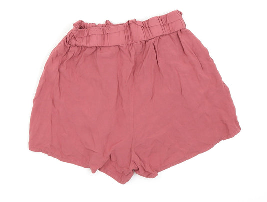 Primark Womens Pink   Hot Pants Shorts Size 10
