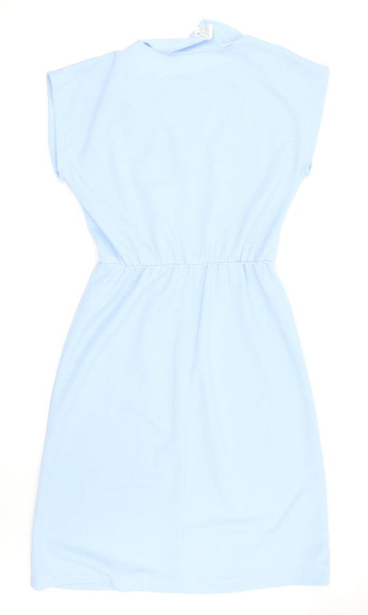 Preworn Womens Blue Bodycon Size 14