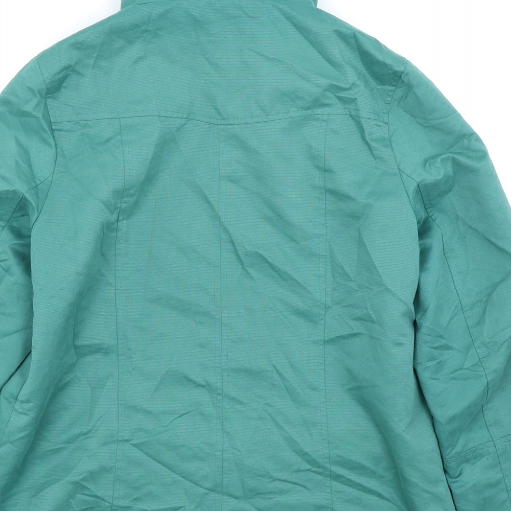 Womens UK Size 12 Lakeland Green Rain Coat