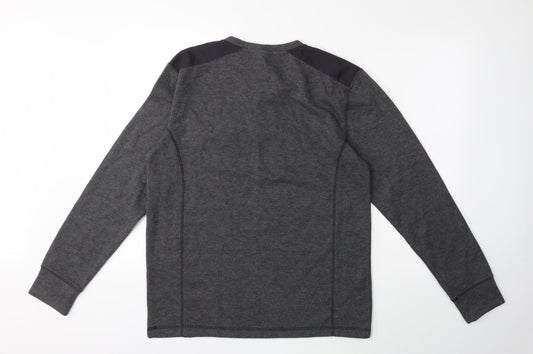 Easy Mens Green Knit Pullover Jumper Size M