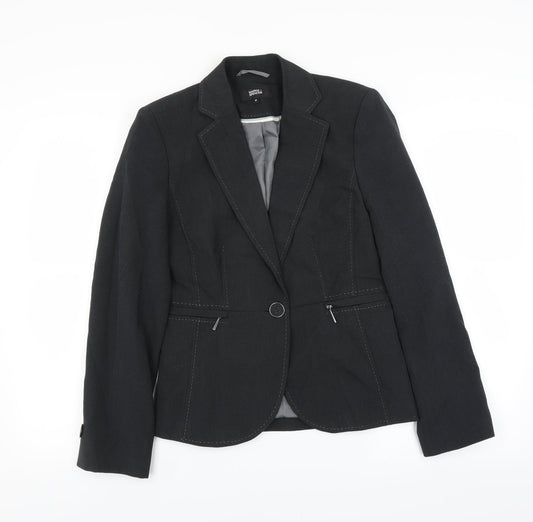 Womens UK Size 8 Marks and Spencer Regular Black Suit Jacket