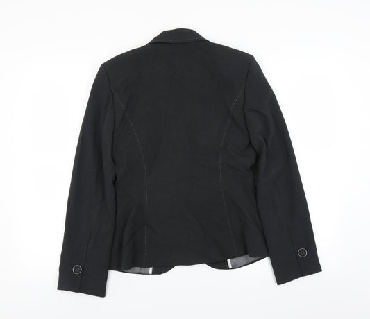 Marks and Spencer Womens Black Jacket Suit Jacket Size 8