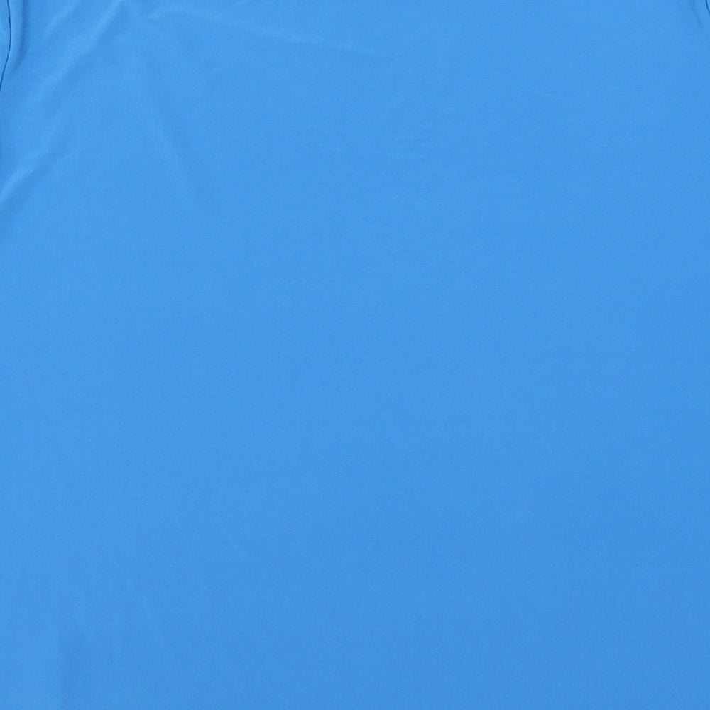 Attitudes Womens Blue Basic Blouse Size M