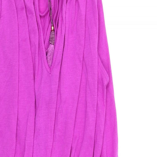 Very Womens Purple T-Shirt Dress Size 12