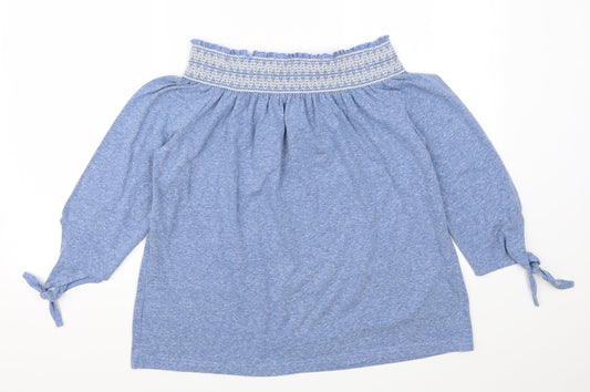 Womens UK Size 6 NEXT Blue Basic T-Shirt