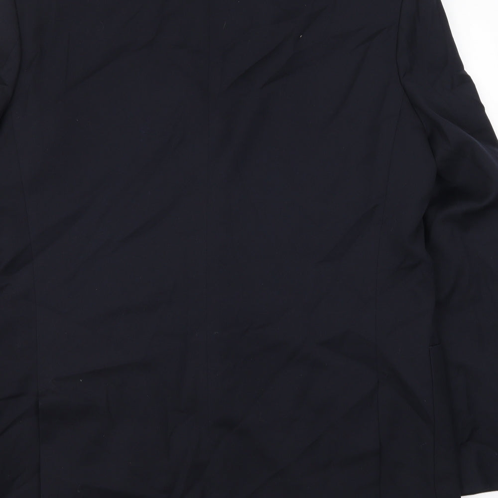 Mens UK Size 40 Marks and Spencer Regular Blue Suit Jacket