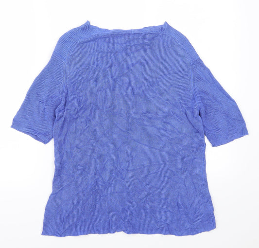 Precis Womens Blue Cardigan Jumper Size L