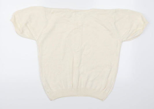 Berkertex Womens Beige Pullover Jumper Size 14 - Cream