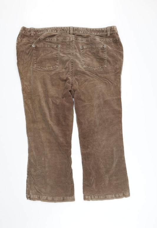 East Coast Mens Brown Trousers Size 40 in L28 in