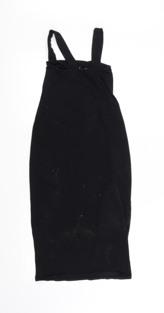 Boohoo Womens Black Fit & Flare Size 8