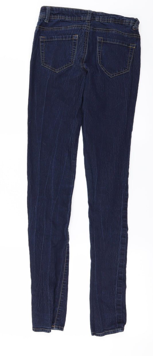 denim co Womens Blue Straight Jeans Size 8 L30 in