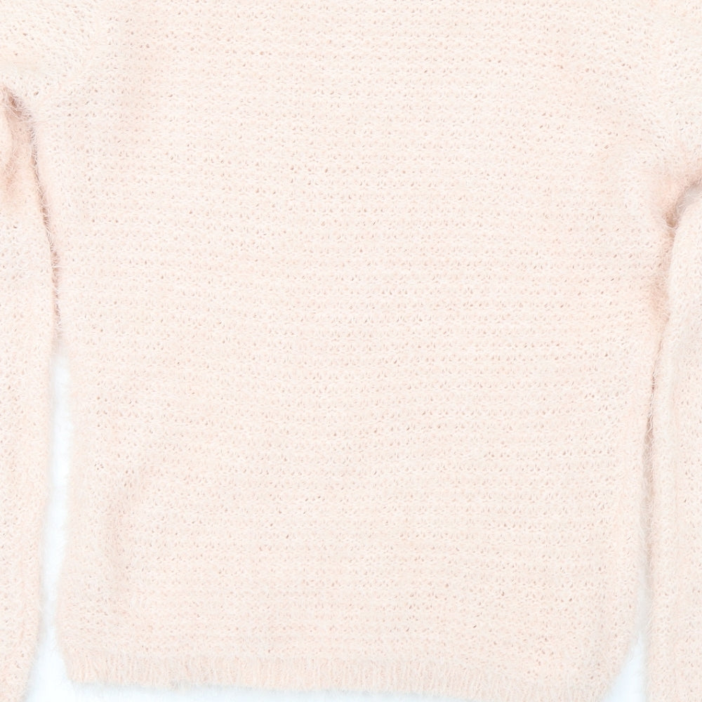 Pep&Co Womens Pink Pullover Jumper Size M