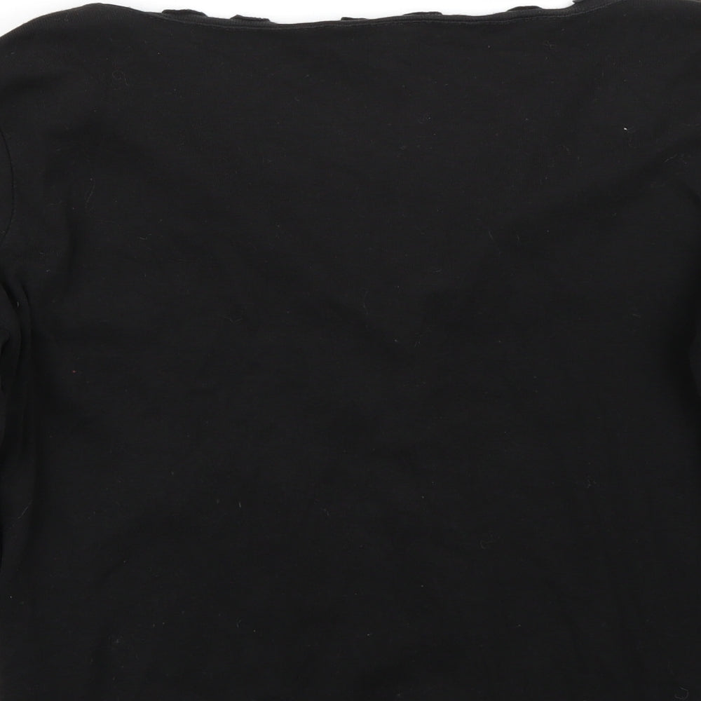 MIA Womens Black Cardigan Jumper Size 14