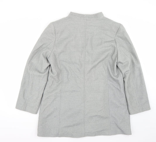 Damart Womens Grey Jacket Coat Size 16