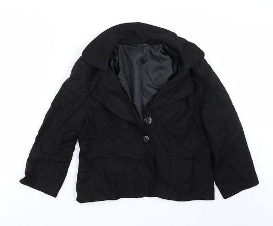 Womens UK Size 16 BHS Black Jacket