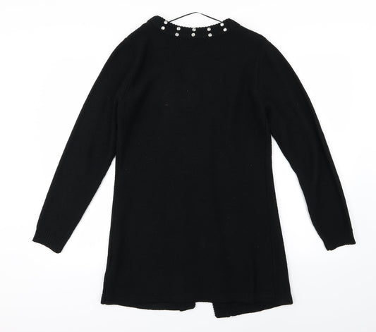 bonprix Womens Black Knit Cardigan Jumper Size S