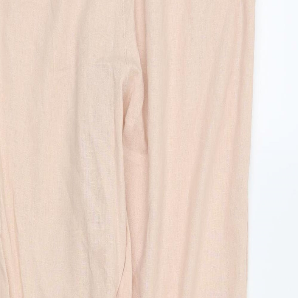 Womens UK Size 14 Primark Regular Fit Pink Trousers