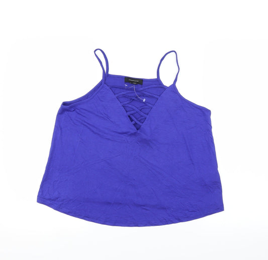 Atmosphere Womens Blue Basic Blouse Size 14