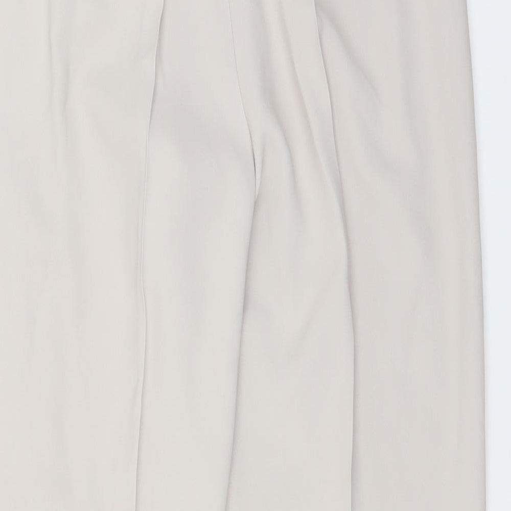 Womens UK Size 12 Linea Regular Fit White Trousers