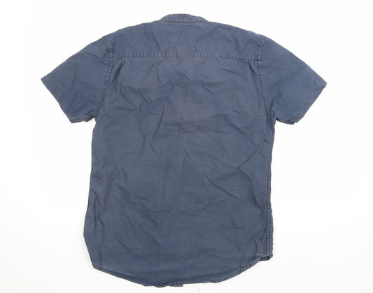 Red Herring Mens Blue Button-Up Size S