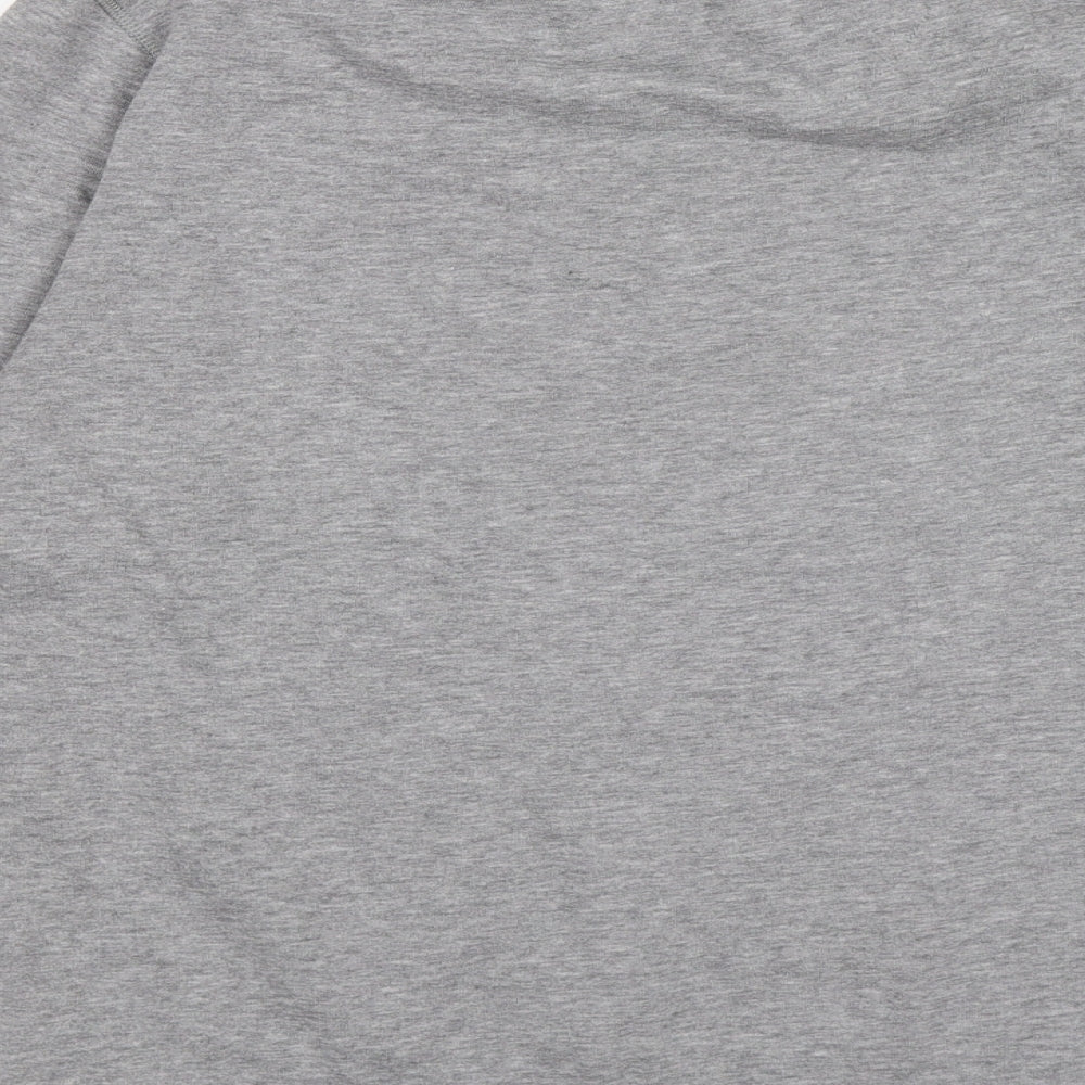 Womens Grey Jersey Pullover Sweatshirt Size S - mama