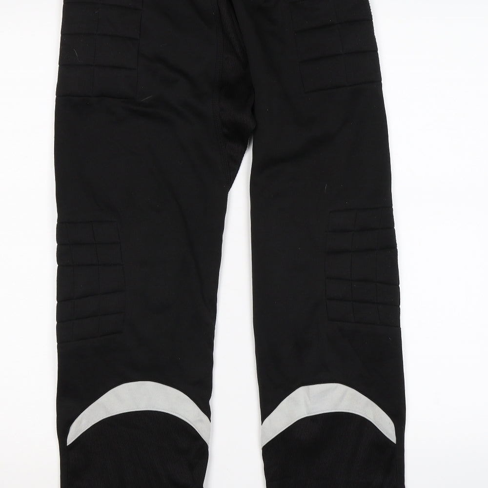sells Mens Black Jogger Trousers Size S L27 in - padded knees