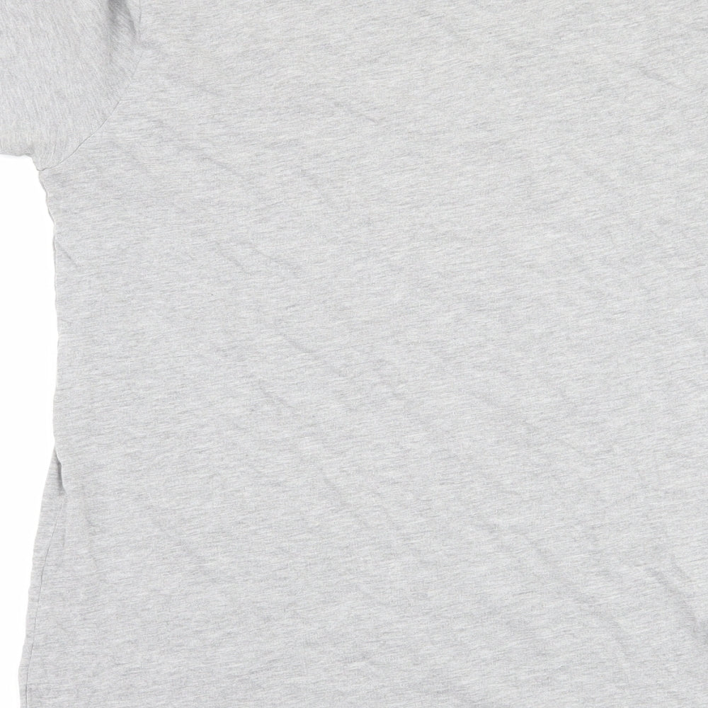 Mens UK Size S Bella + Canvas Grey T-Shirt