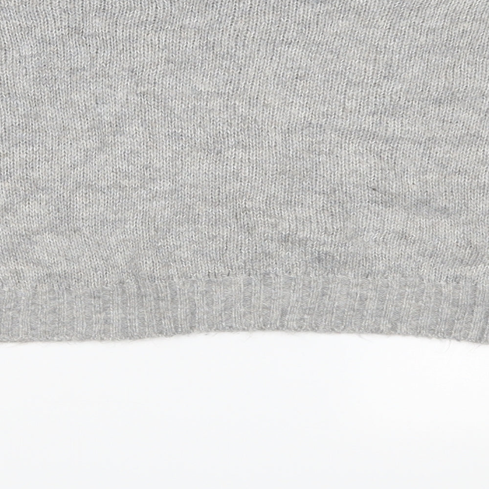 Divided Womens Grey Knit Pullover Jumper Size M