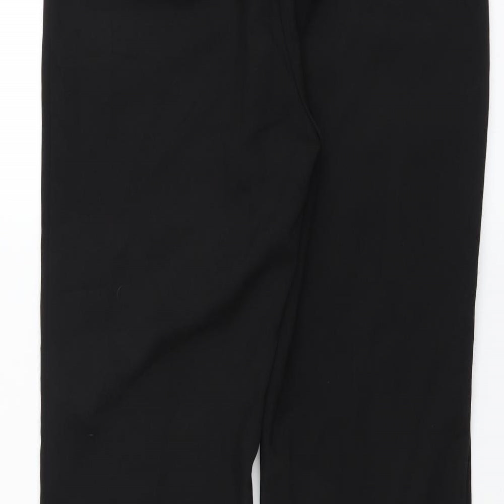 Matalan Womens Black Trousers Size 8 L28 in