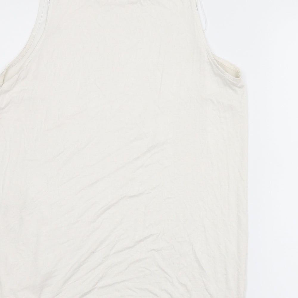 Womens UK Size 14 Peacocks White Basic Blouse